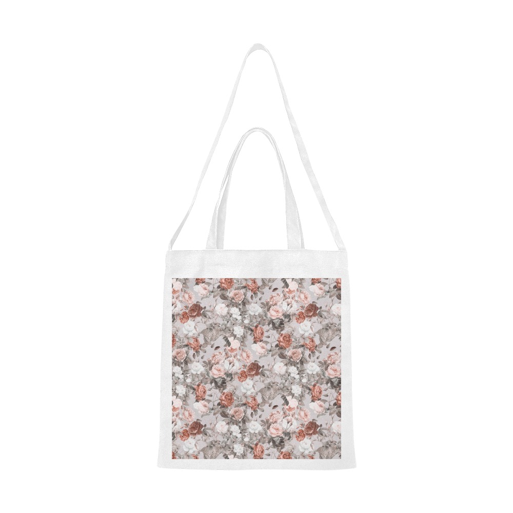 Blossom Canvas Tote Bag/Medium (Model 1701)