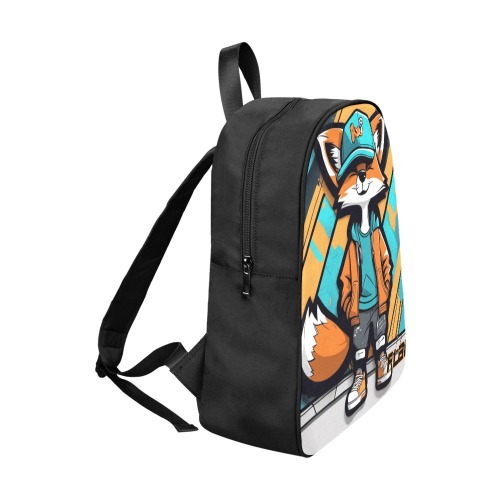 IMG_6433 (2)The Fox Flair Backpack Fabric School Backpack (Model 1682) (Large)