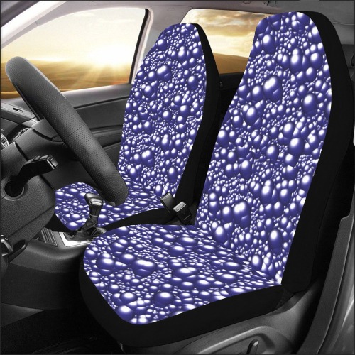 bubble blue Car Seat Covers (Set of 2)