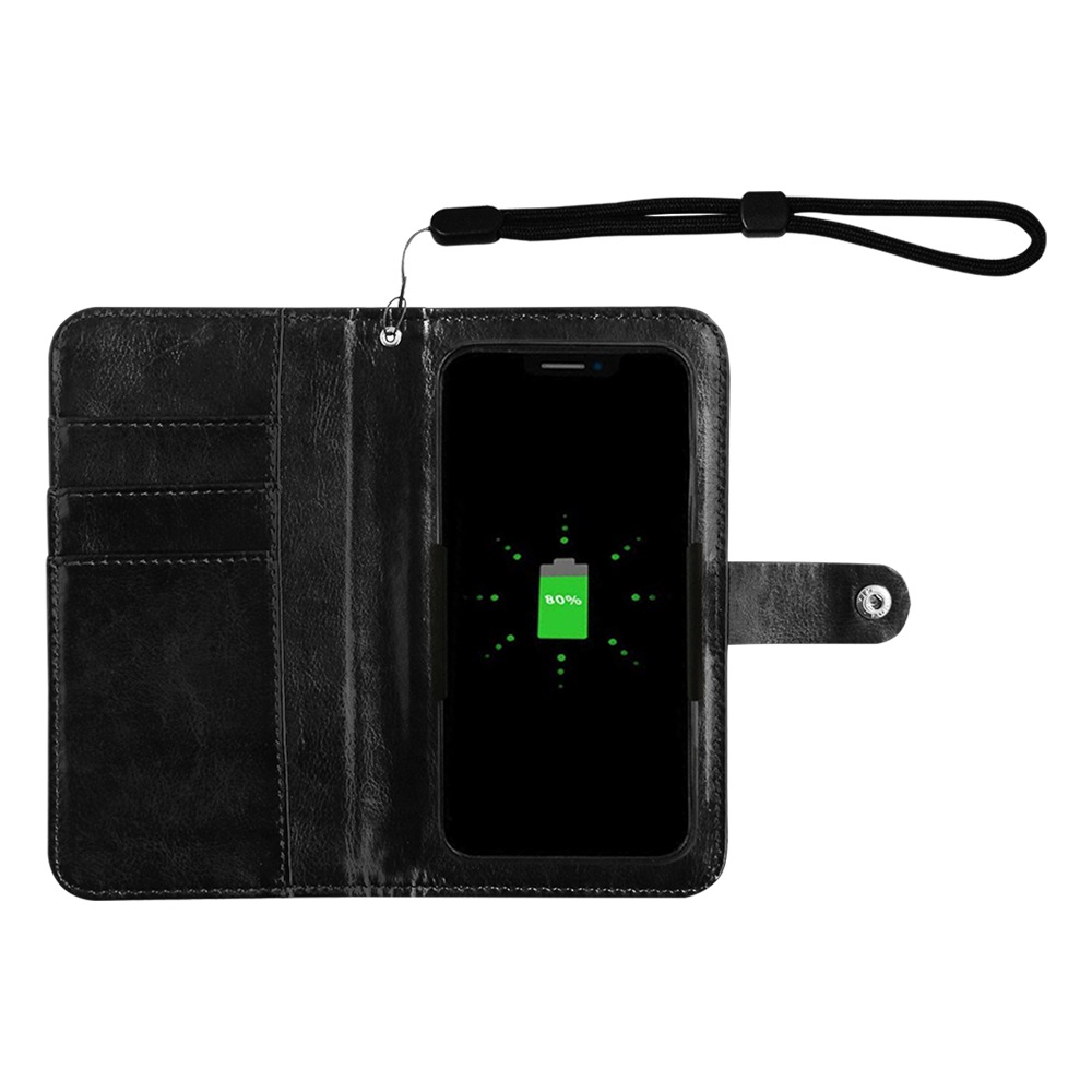 KINGS Flip Leather Purse for Mobile Phone/Large (Model 1703)