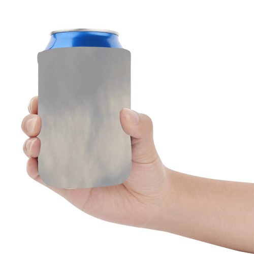 Rippled Cloud Collection Neoprene Can Cooler 4" x 2.7" dia.
