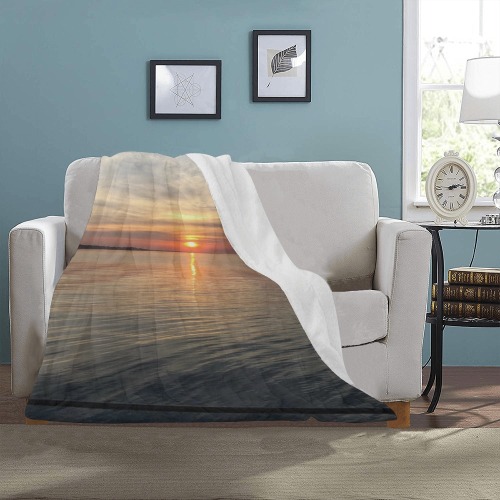 Early Sunset Collection Ultra-Soft Micro Fleece Blanket 30''x40''