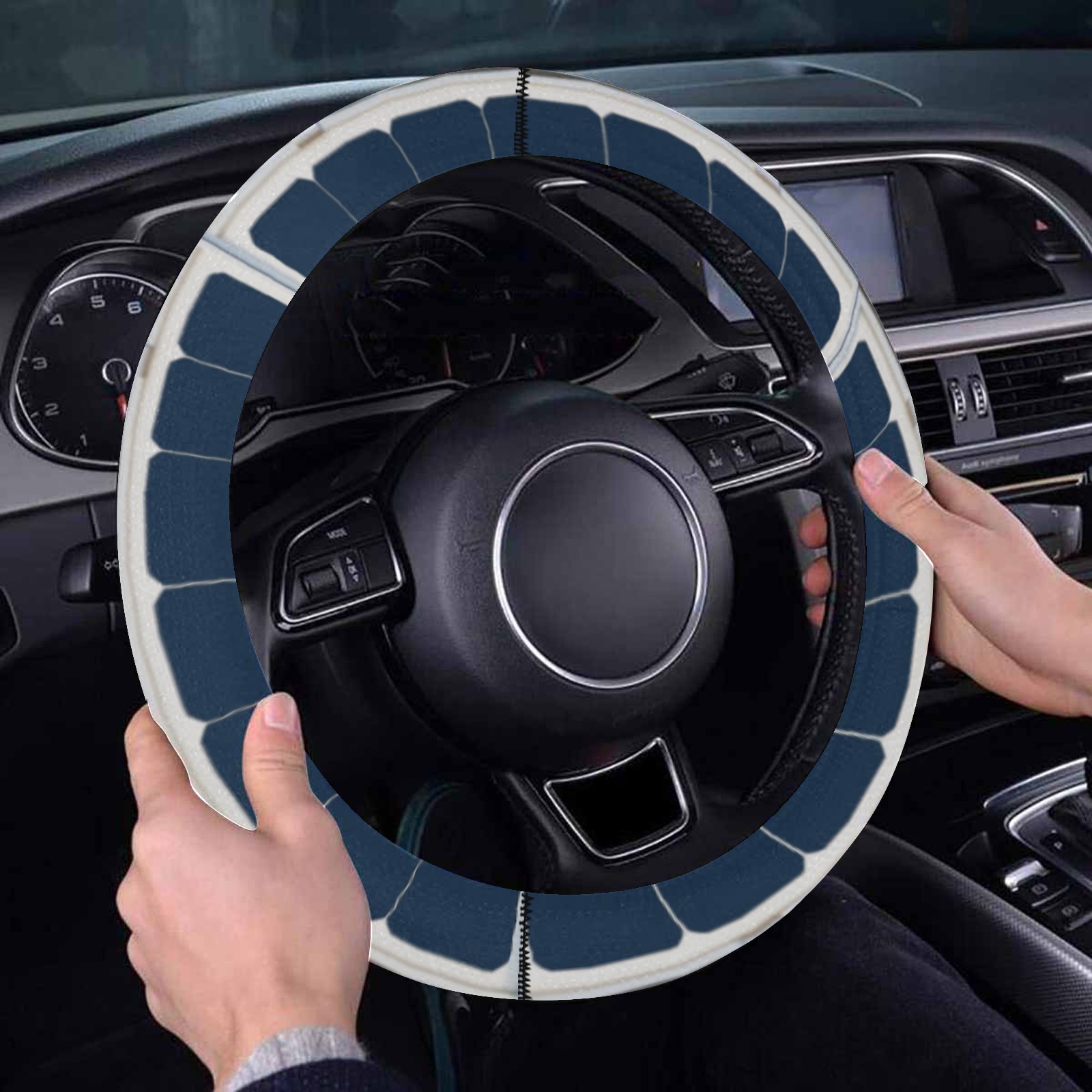 Sun Power Steering Wheel Cover with Elastic Edge