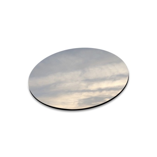 Rippled Cloud Collection Round Mousepad