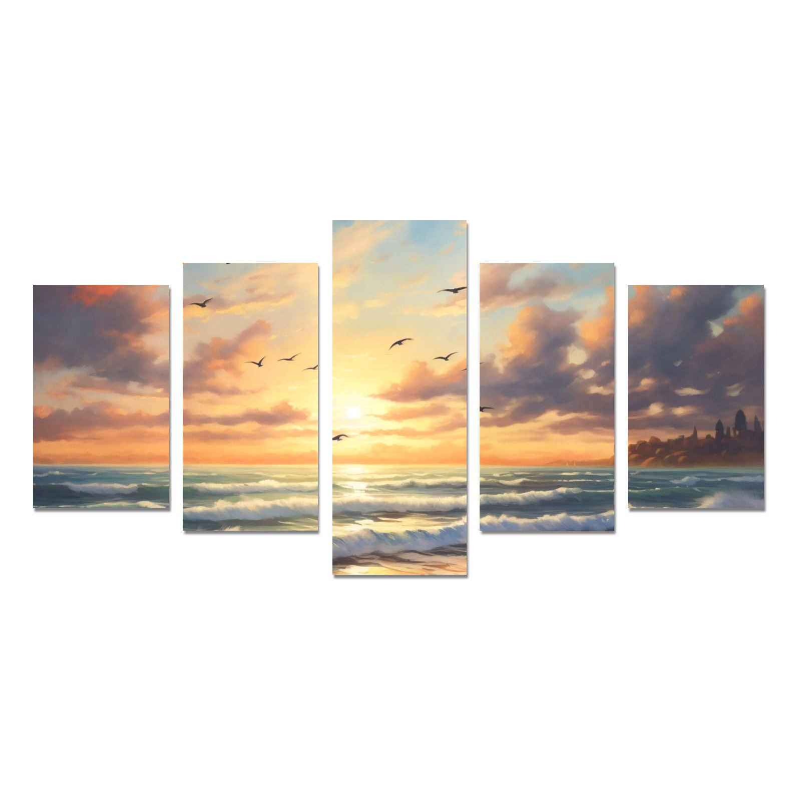 A Perfect Day Canvas Print Sets C (No Frame)