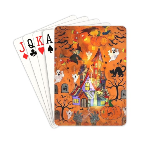 Halloween 2021 Pop Art by Nico Bielow Playing Cards 2.5"x3.5"
