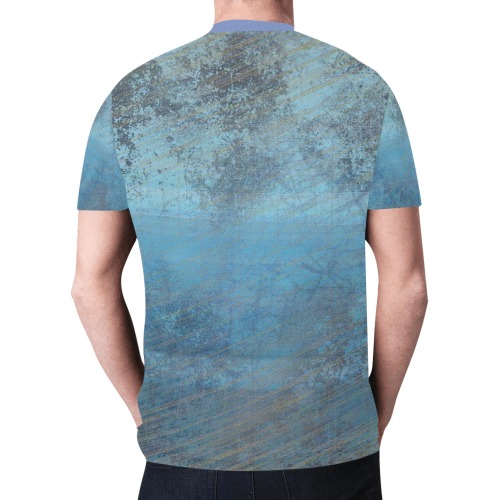 Grungified New All Over Print T-shirt for Men (Model T45)
