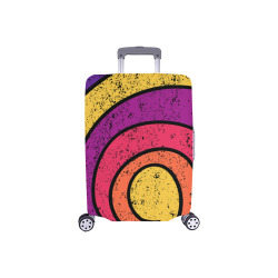 Retro Abstract 70s 80s Luggage Cover/Small 18"-21"