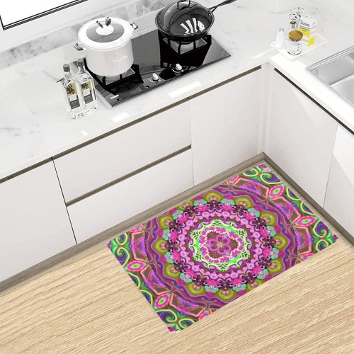 russian mandala 17 Kitchen Mat 28"x17"