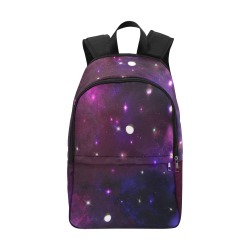 Midnight Blue Purple Galaxy Fabric Backpack for Adult (Model 1659)