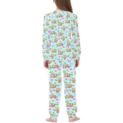 Lovely sweet sloth Kids' All Over Print Pajama Set