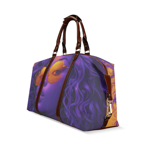 purple curls Travel Bag Classic Travel Bag (Model 1643) Remake