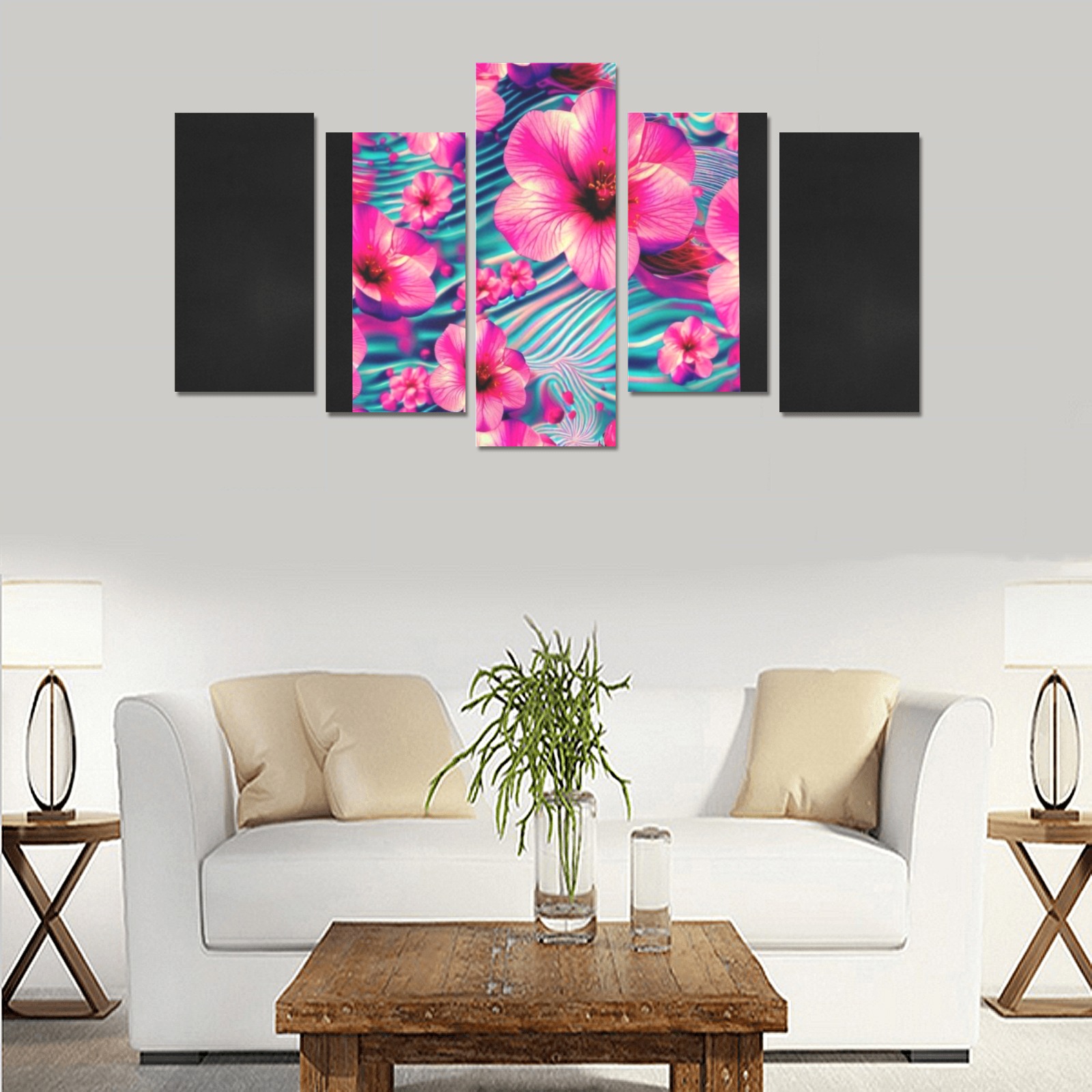 hibiscus canvas print Canvas Print Sets E (No Frame)