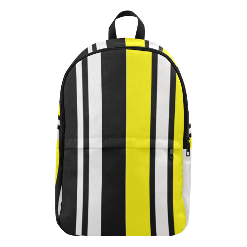 by stripes Fabric Backpack for Adult (Model 1659)