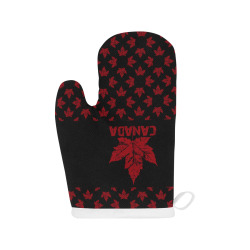 Cool Canada Souvenir Linen Oven Mitt (Two Pieces)