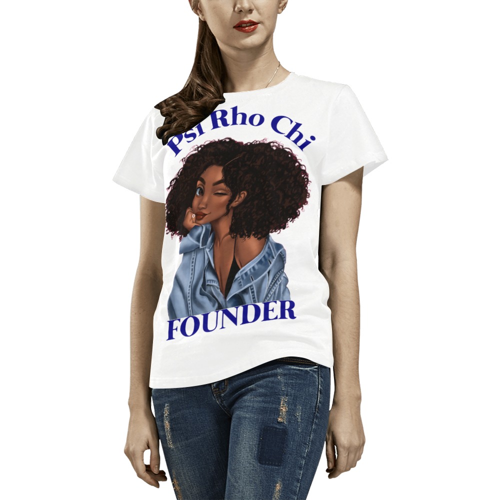 Founders Tee All Over Print T-Shirt for Women (USA Size) (Model T40)