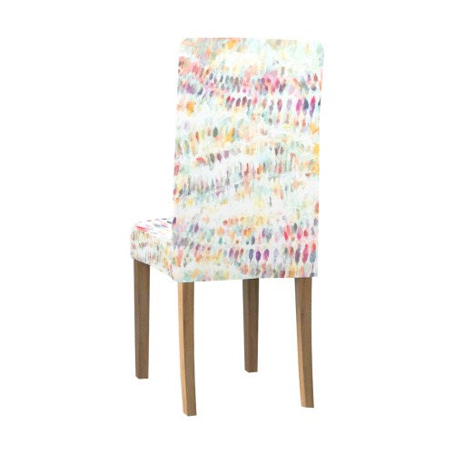 Watercolor, pastel color, Chair Cover (Pack of 6)