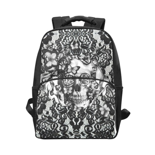 Skull Lace Backpack Unisex Laptop Backpack (Model 1663)