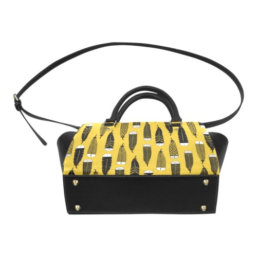 huia (kowhai) TAUIRA Classic Shoulder Handbag (Model 1653)