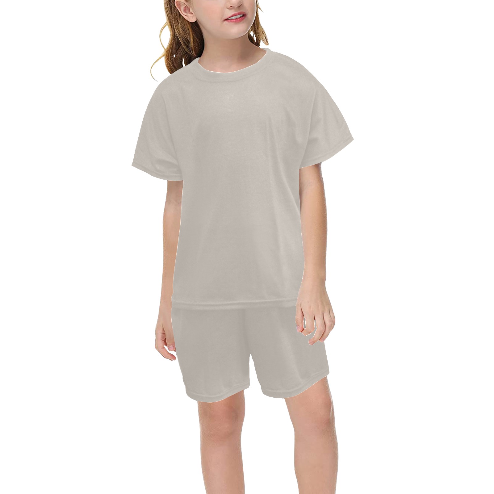 Perfectly Pale Big Girls' Short Pajama Set