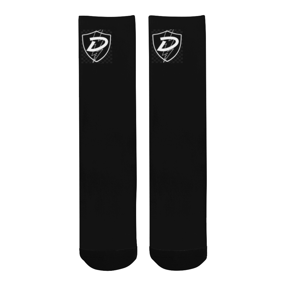 DIONIO Clothing - All-Black Socks Men's Custom Socks