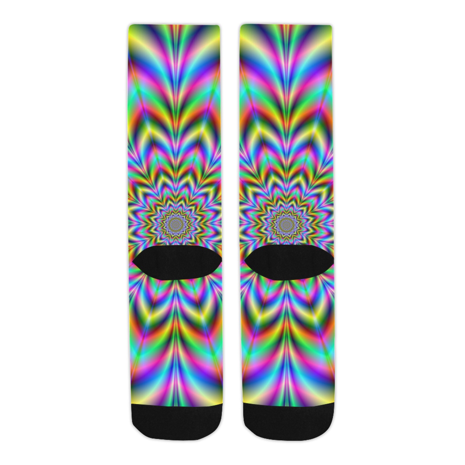 Abstract Colorful Magic.jpg Trouser Socks (For Men)