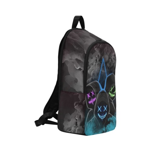 RR Neon Stack Fabric Backpack for Adult (Model 1659)