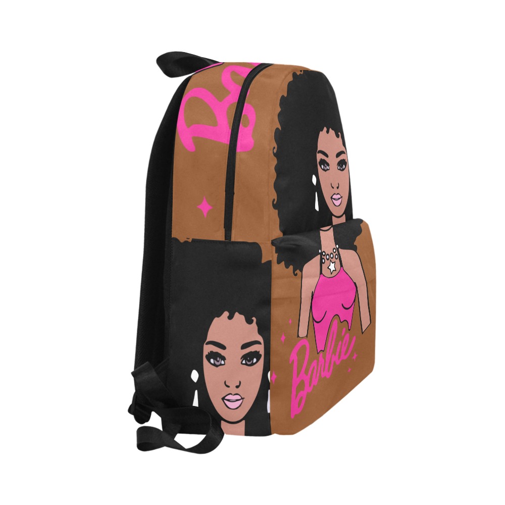 Afro Barbie Backpack Unisex Classic Backpack (Model 1673)