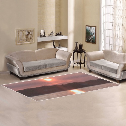 Glazed Sunset Collection Area Rug 9'6''x3'3''
