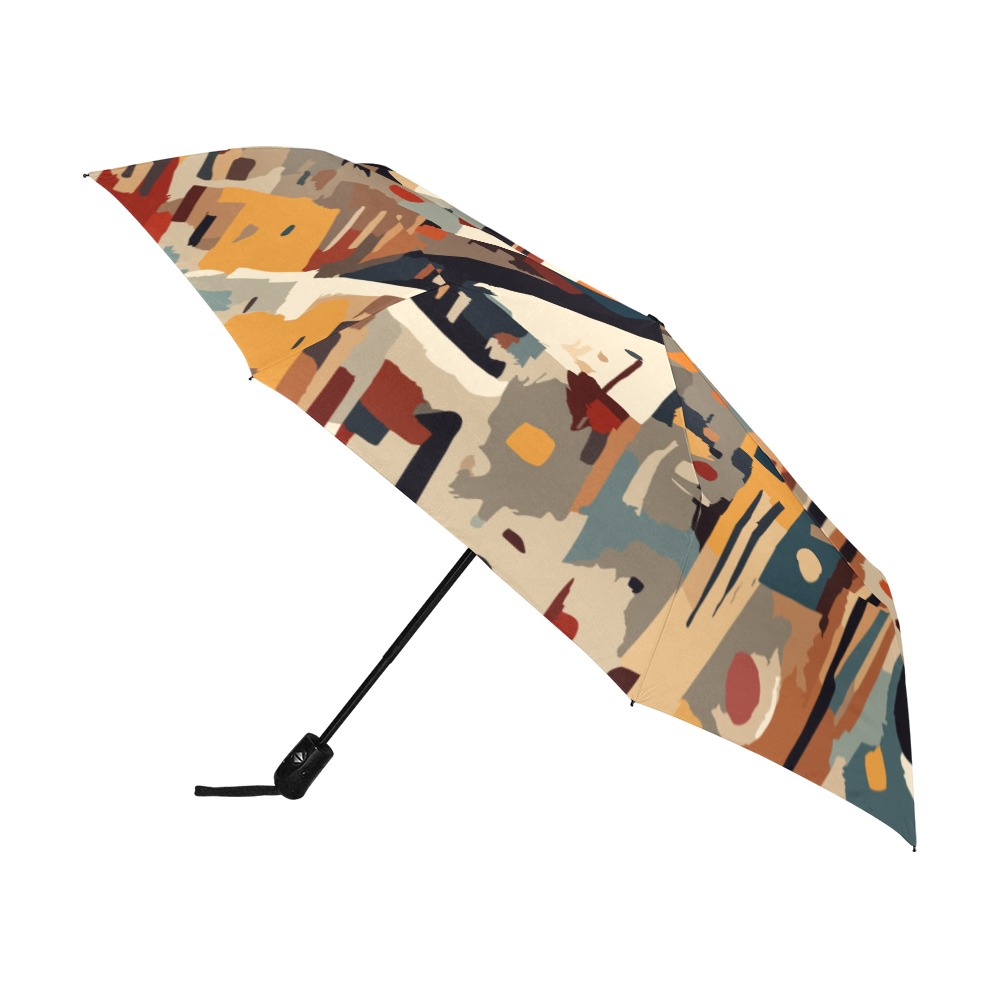 Shapeless pattern. Elegant fantasy abstract art. Anti-UV Auto-Foldable Umbrella (U09)
