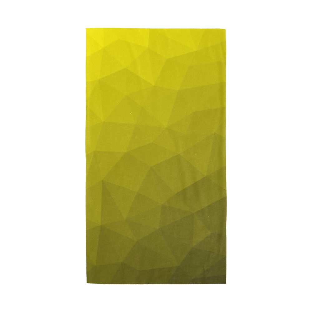 Yellow gradient geometric mesh pattern Multifunctional Headwear