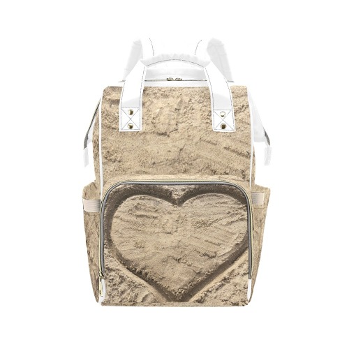 Love in the Sand Collection Multi-Function Diaper Backpack/Diaper Bag (Model 1688)