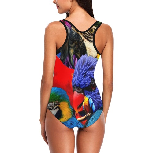 PARROTS Vest One Piece Swimsuit (Model S04)