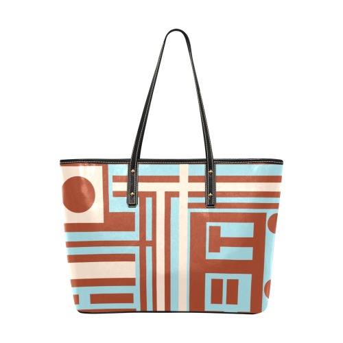 Model 1 Chic Leather Tote Bag (Model 1709)