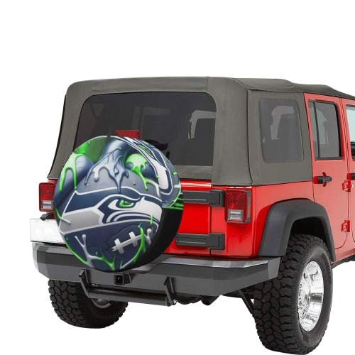 Seattle Seahawks Wheel Cover 30 Inch Spare Tire Cover