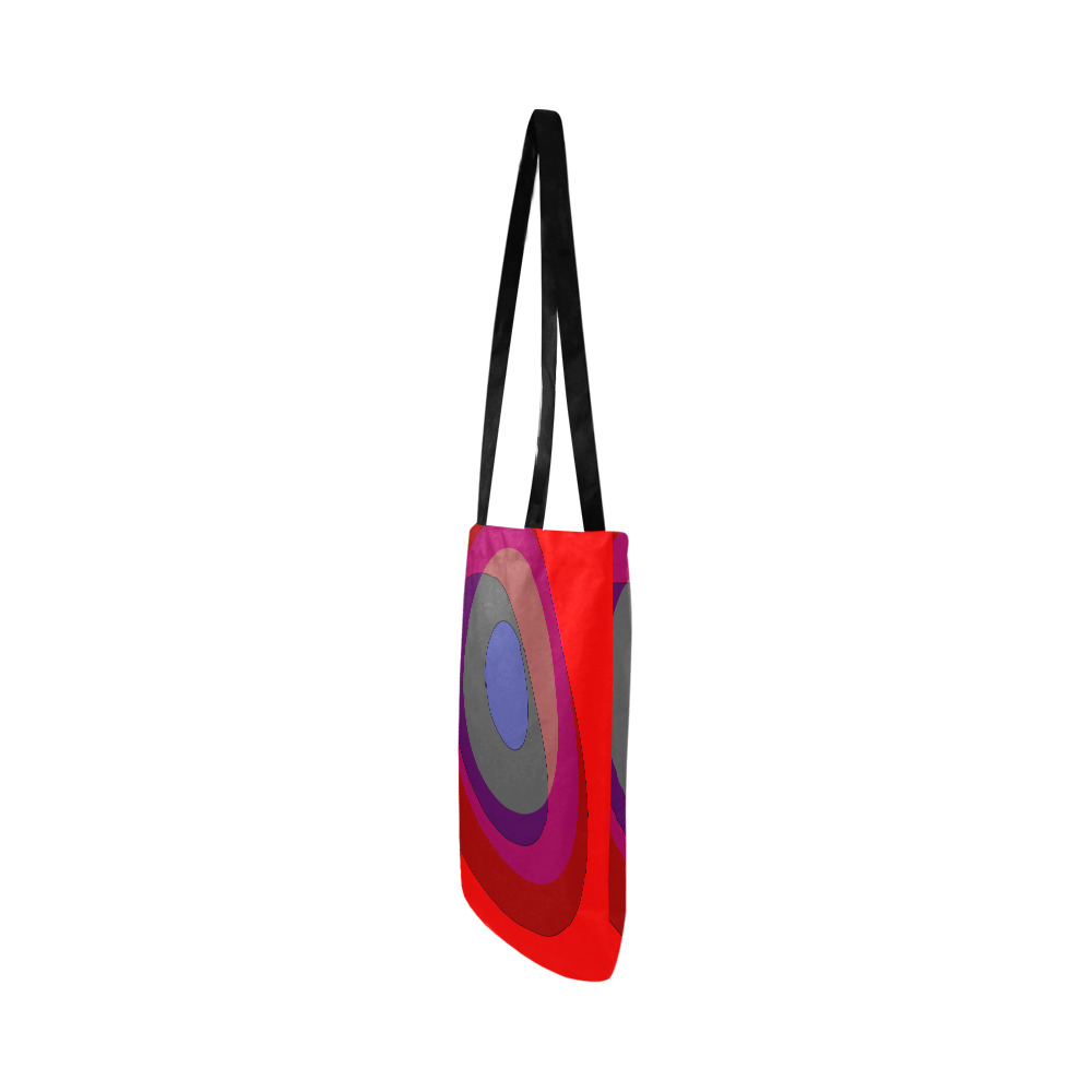Red Abstract 714 Reusable Shopping Bag Model 1660 (Two sides)