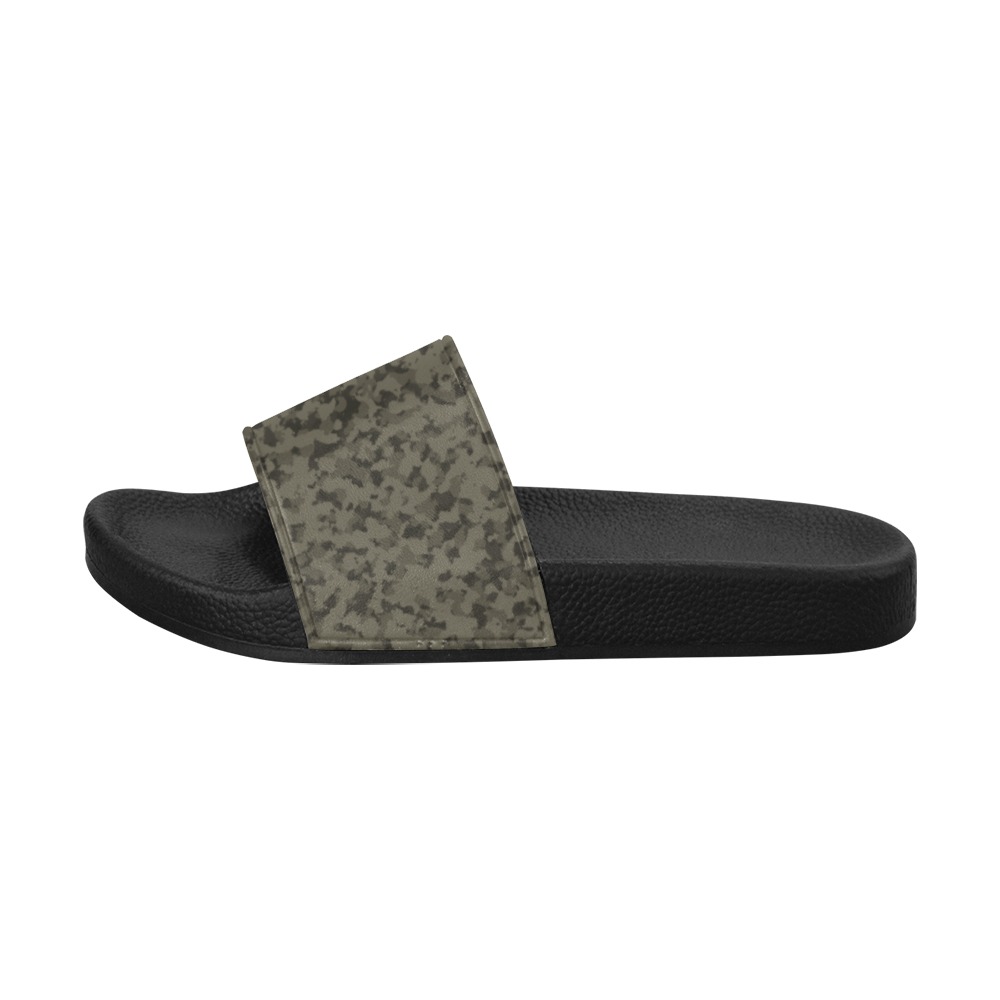 Olive Drab Women's Slide Sandals (Model 057)