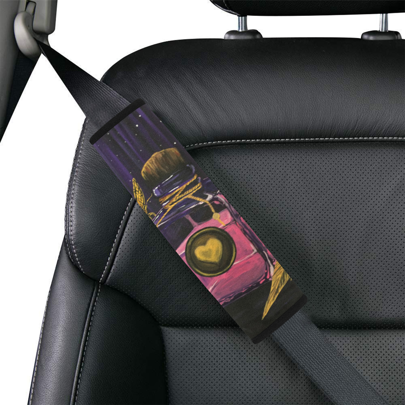 Love Potion Car Seat Belt Cover 7''x10''