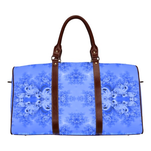 Blue Sky over the Bluebells Frost Fractal Waterproof Travel Bag/Small (Model 1639)