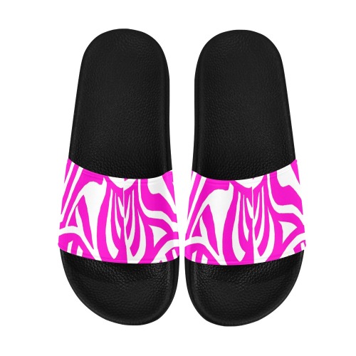 aaa pink b Women's Slide Sandals (Model 057)