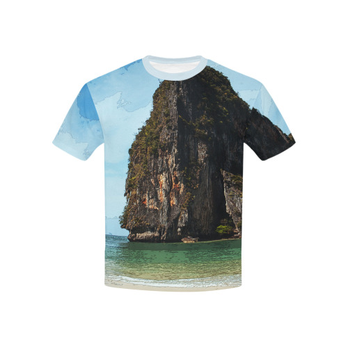 Phra-Nang Krabi Thailand Kids' All Over Print T-shirt (USA Size) (Model T40)