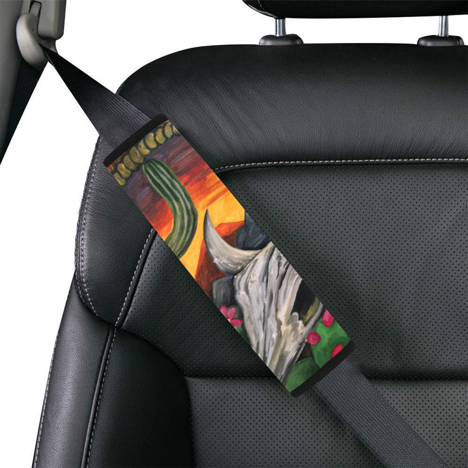 Desert Nights Car Seat Belt Cover 7''x10''