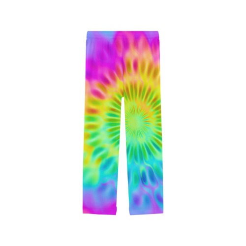 Magic Fractal Flower Neon Colored Women's Pajama Trousers