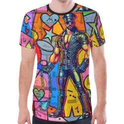 Sir by Fetishworld New All Over Print T-shirt for Men (Model T45)