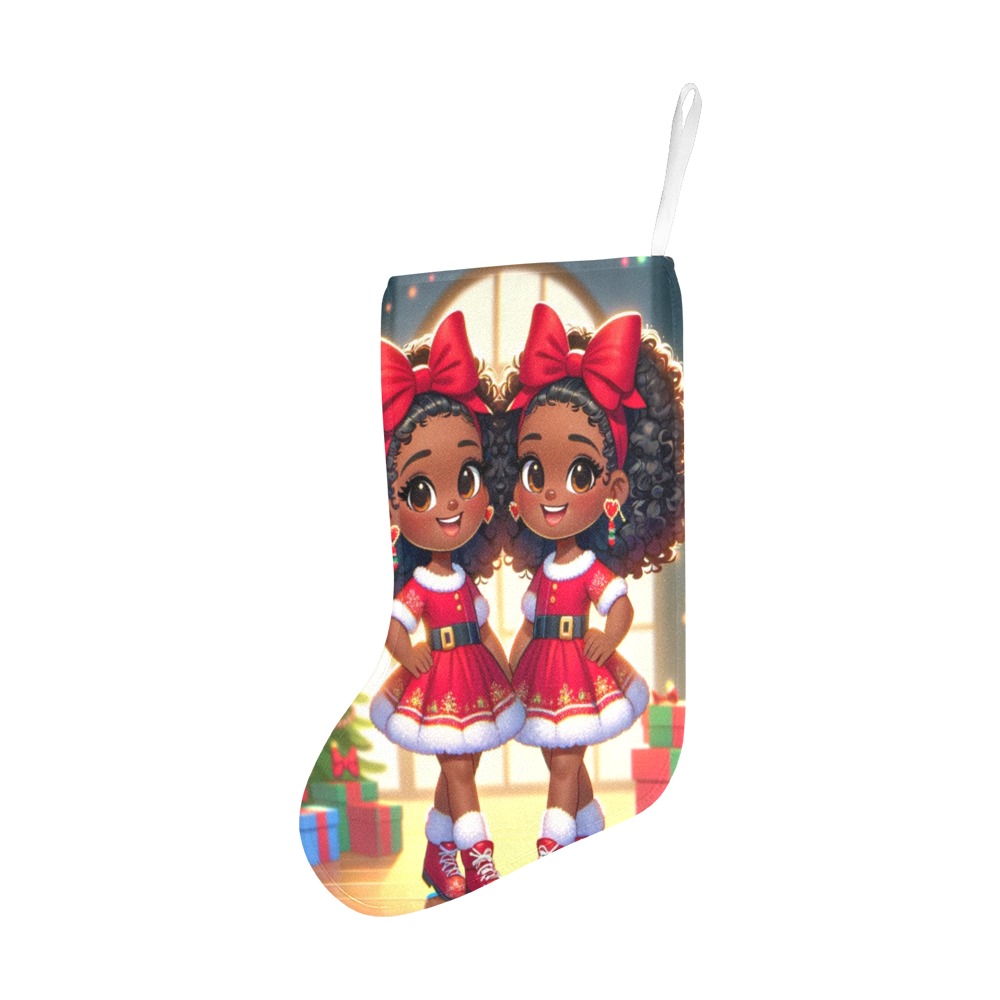 Twins Christmas Stocking (Without Folded Top)