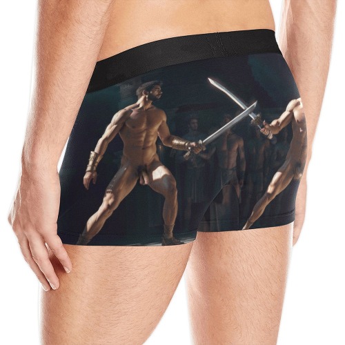 Ready for Battle Men's Boxer Briefs with Merged Design (Model  L10)