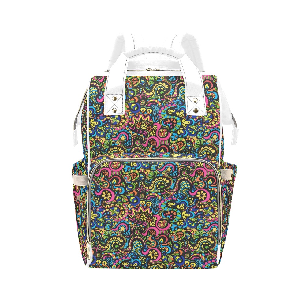 Shanghai Wanderings Multi-Function Diaper Backpack/Diaper Bag (Model 1688)