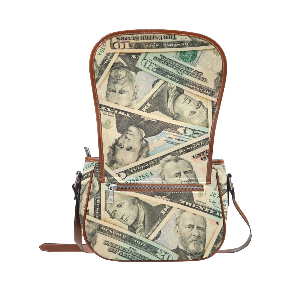 US PAPER CURRENCY Saddle Bag/Small (Model 1649) Full Customization