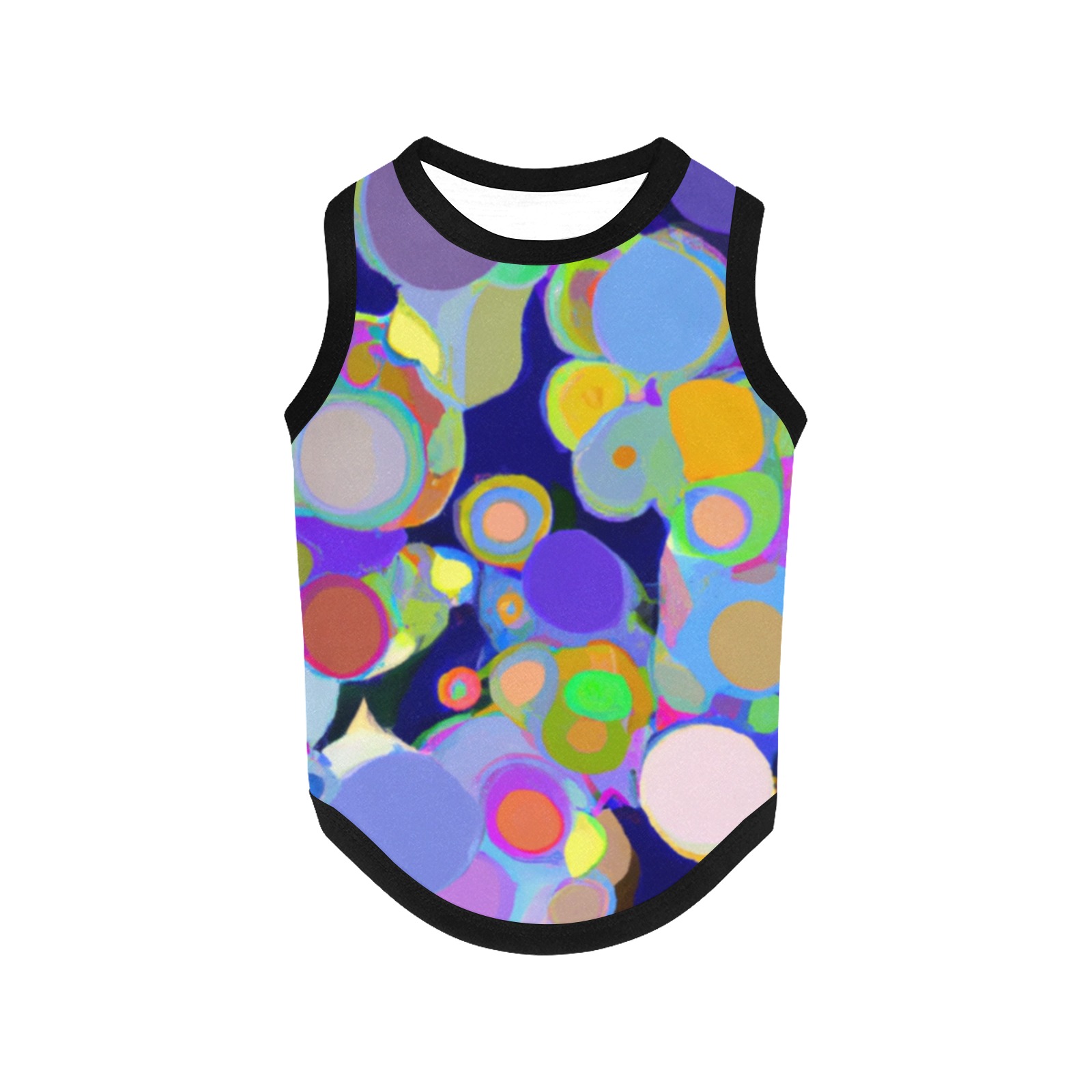 Doggie Blue Pattern All Over Print Pet Tank Top