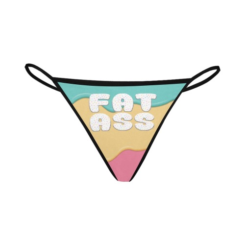 Fat Ass G-String Panties Women's All Over Print G-String Panties (Model L35)